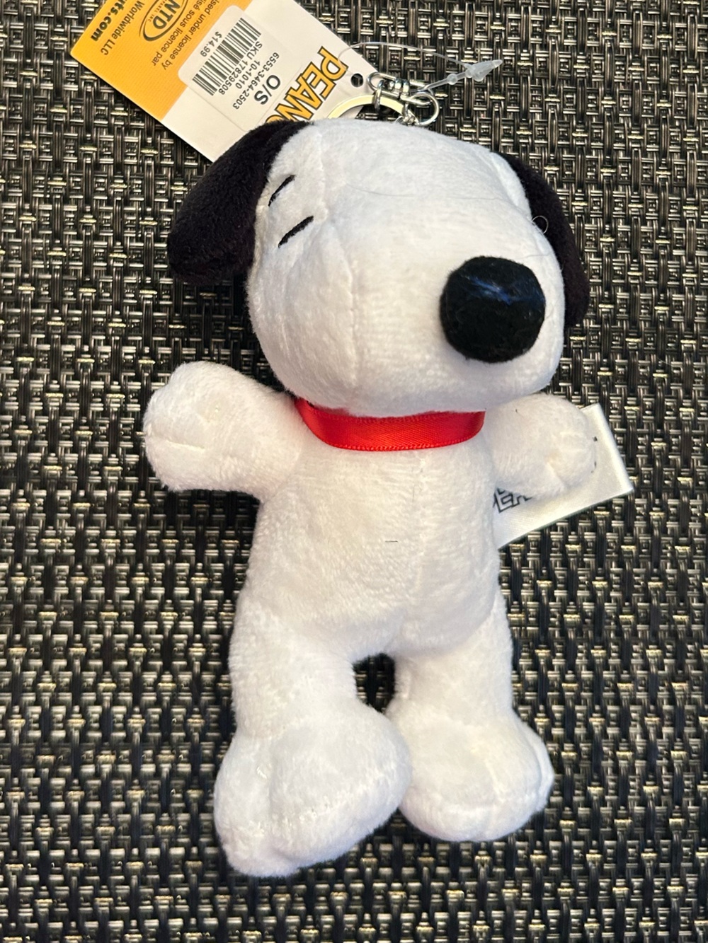 NWT- Snoopy Plush Keychain